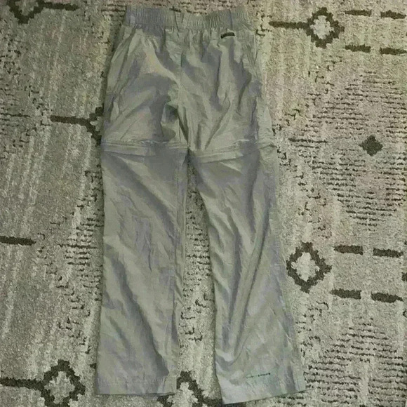 Columbia convertible lightweight gray hiking pants zip shorts Sz M 10/12 - Picture 4 of 6